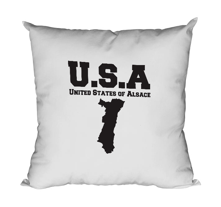 Coussin marrant et original USA Alsace So Custom