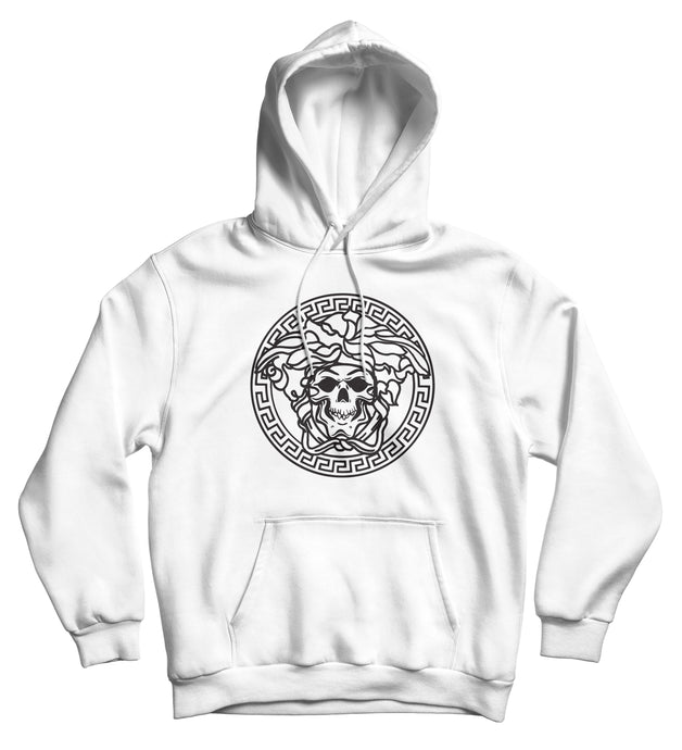 Sweat capuche humour détournement logo Versace So Custom