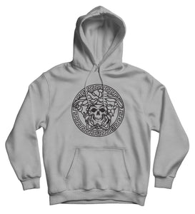Sweat capuche humour détournement logo Versace So Custom