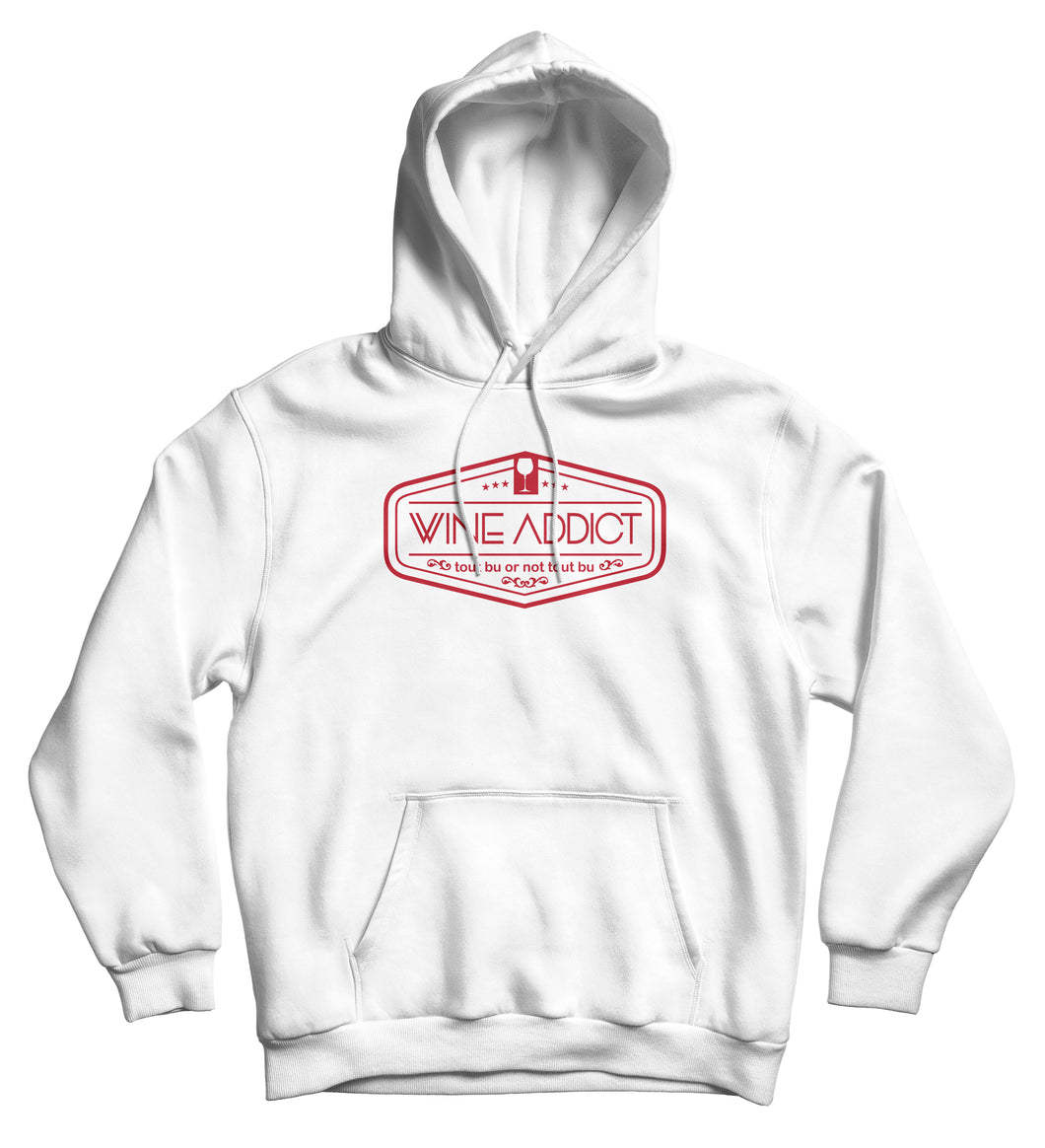 Sweat capuche original humour vin tout bu or not tout bu t-shirt alcool So Custom 