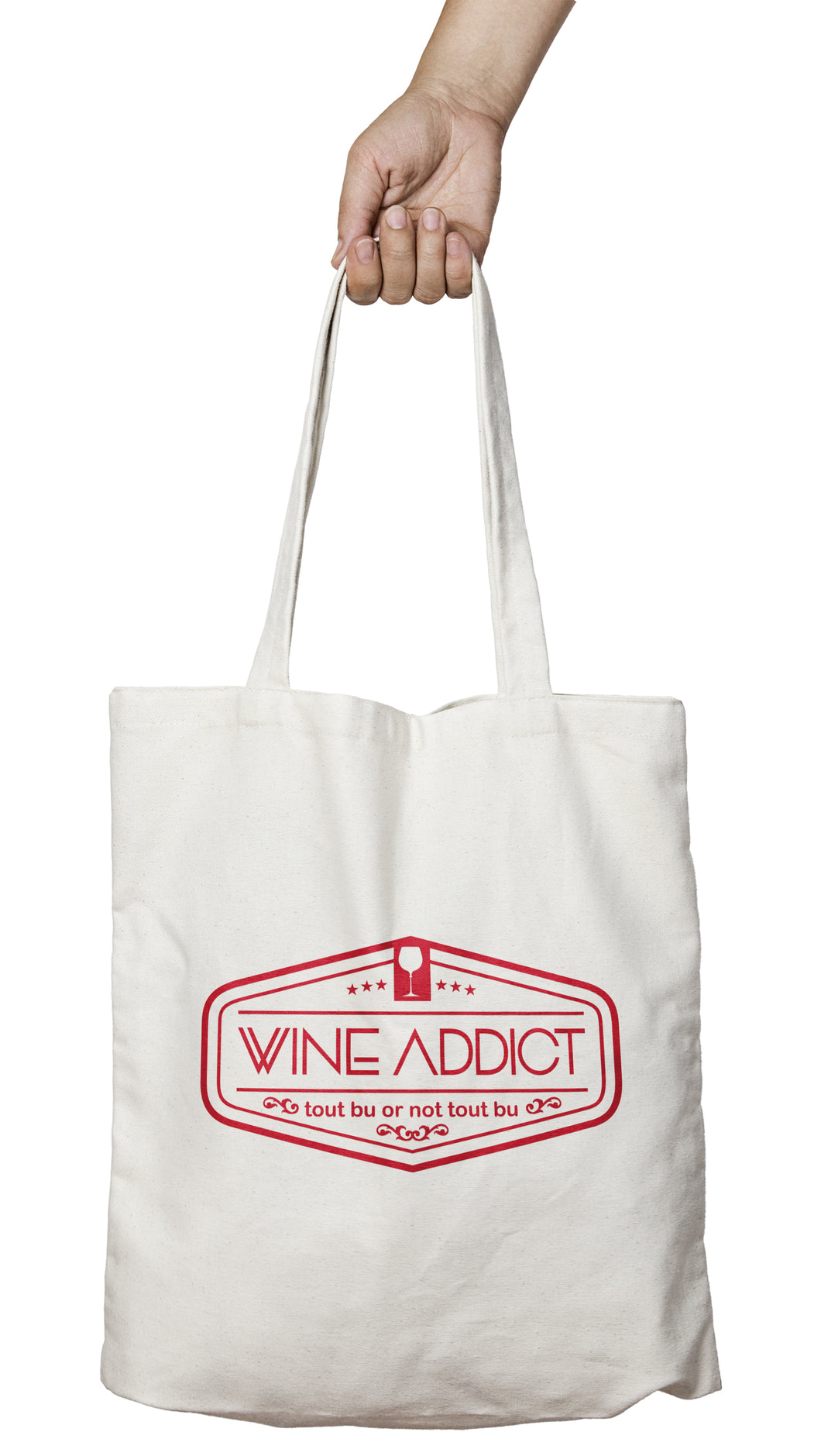 Tote bag original humour vin tout bu or not tout bu t-shirt alcool So Custom 