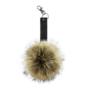 Kit Bonnet Femme Noir à double Pompon interchangeable