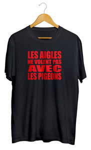 T-shirt original Booba 92i Le duc les aigles ne volent pas avec les pigeons So Custom